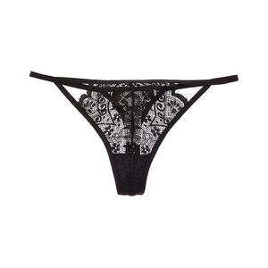 Mucci Womens  Verona Thong, Black